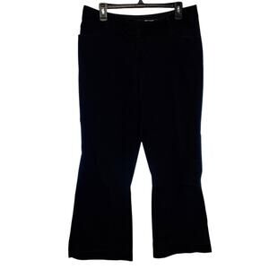 Merona Black Capri Pants Women’s Size 12 Cropped Stretch Dress Pants